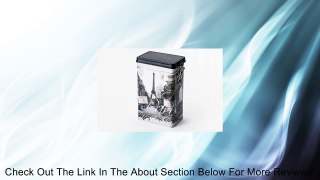 Paris Eiffel Tower Coffee Tin/ Tea Caddy / Kitchen Storage Tin Review