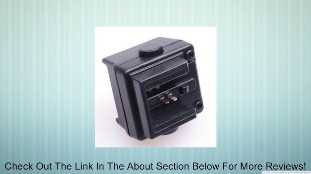 Yongnuo Flash Hot Shoe Adapter YN-H3 for Minolta 4000AF, 2800AF, 1800AF, 1200AF and Wireless Flash Receiver IR-IN Review