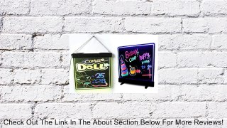 Flashing Neon Dry Erase Board - LED Lighted Open Neon Sign & Writable Menu Board Review