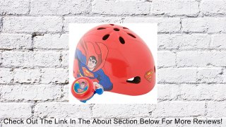 Pacific Cycle Superman Hardshell Helmet (Red) Review