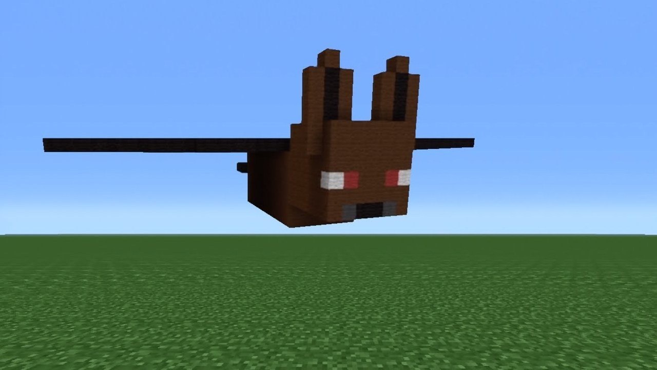 Minecraft Tutorial: How To Make A Bat Statue