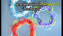 Bracelet en élastiques Rainbow loom Petits Anneaux DIY