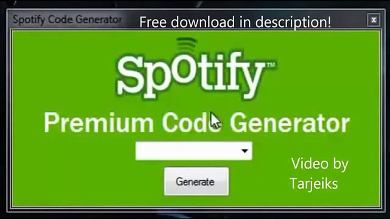 Spotify Premium Code Generator Hack,Generate Free Codes 2014 Free Download,No Survey