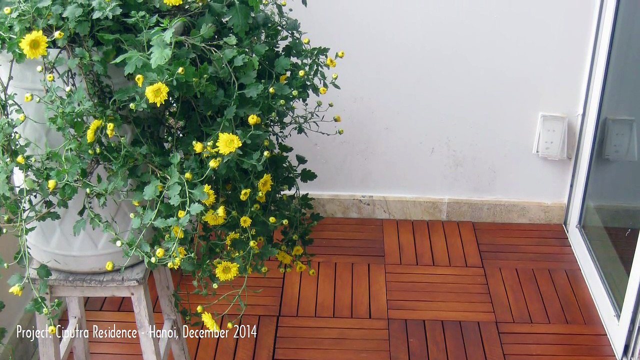 Ngoại Thất Gỗ - Trang Trí Ngoại Thất - Chung cư Ciputra - Hà Nội