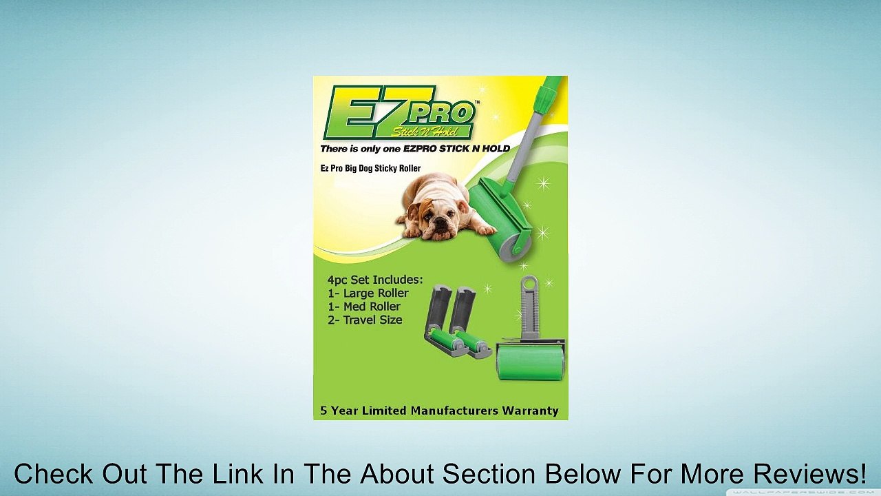 Ez Pro Stick N Hold Lint Roller 4-pack Review