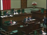 Poseł Artur Bramora - Wystąpienie z dnia 15 stycznia 2015 roku.