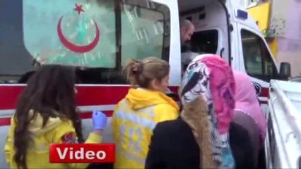 Yangında Mahsur Kalan Anne ve Çocuklarını İtfaiye Kurtardı