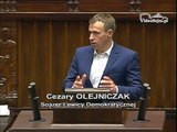 Poseł Cezary Olejniczak - Wystąpienie z dnia 15 stycznia 2015 roku.