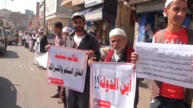 Yemen'de Husi Karşıtı Gösteriler