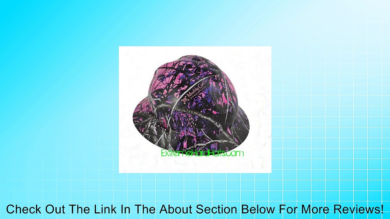 MSA V-gard Full Brim Camoflauge Muddy Girl Camo Hard Hat w/ratchet suspension Review