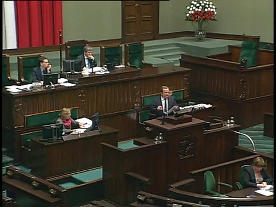 Poseł Jan Łopata - Wystąpienie z dnia 15 stycznia 2015 roku.