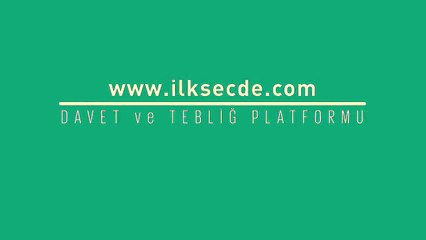 İlk Secde | Sosyal Ağ Takip