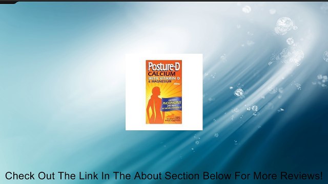 Posture-d Calcium with Vitamin D & Magnesium 600 Mg, 120 Caplets Review