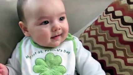 Baby cries when his dad says yay