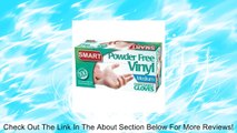 DISPOSABLE VINYL GLOVES. POWDER FREE. PACK 100. FOOD, CLEANING. SIZE MEDIUM Review