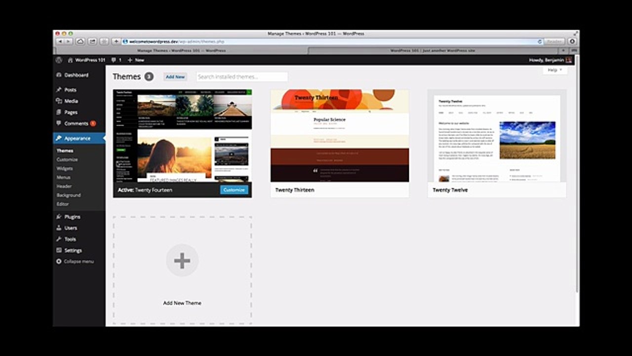 Installing WordPress Theme - How to Install WordPress Theme - WpMags Tutorials