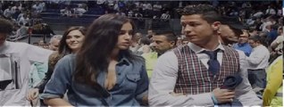Cristiano Ronaldo And Girlfriend Irina Shayk (2014) -Hot Irina Shayk Make a Perfect Courtside/HD