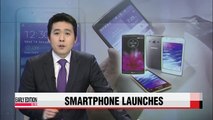 Korea's largest smartphone makers launch their latest gadgets