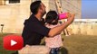 Akshay Kumar Flying Kite With His Little Daughter On Makar Sankranti