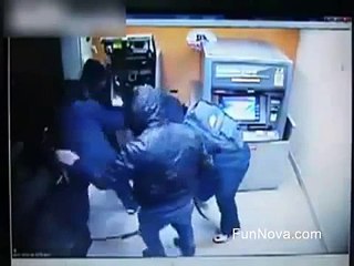 CCTV Footage of Very Fast ATM Theft
