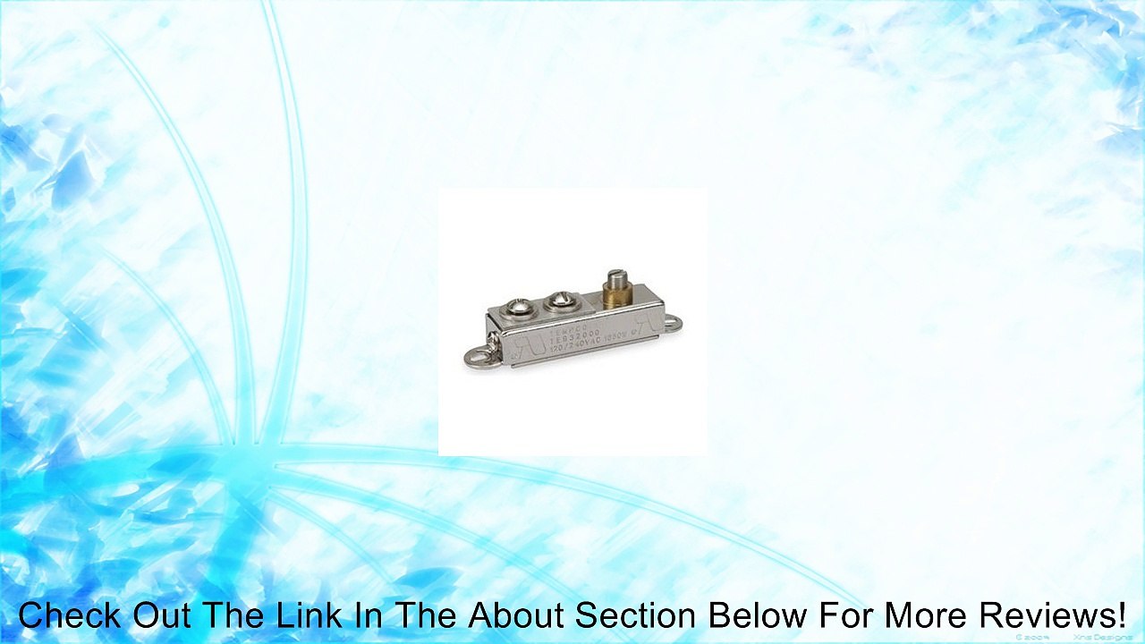 Thermostat-w/Screw Adjust, 50 to 249F Review