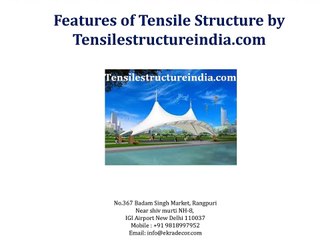 How You Can Select Quality Tensile Structure