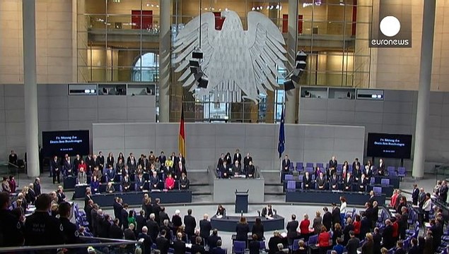 Merkel honours 17 victims of Paris attacks in Bundestag