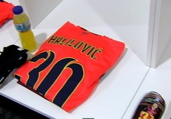 El vestuario del Martínez Valero, a punto