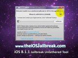 Comment jailbreaker IOS iOS 8.1.2.1 et 8.1.2 en utilisant evasi0n pour Windows & MAC