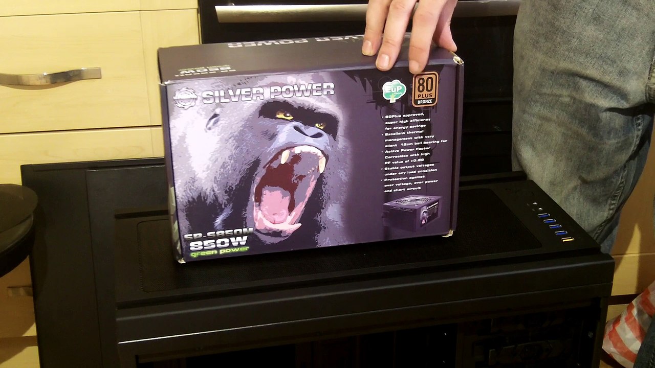 Pr.2 Unbox Silverpower 850W 80Plus Semi-Modular Power Supply