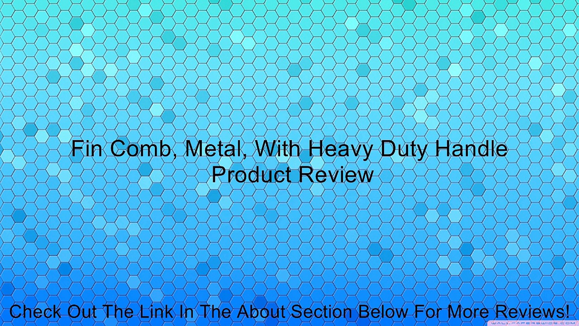 ⁣Fin Comb, Metal, With Heavy Duty Handle Review