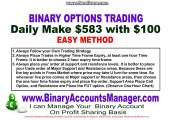 How To Make High Profits IN Binary Options Trading/ Simple Trading Method for High Profits