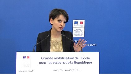 [ARCHIVE] Mobilisation de l'école pour les valeurs de la république : point d'étape de la ministre