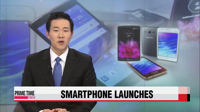 Korea's largest smartphone makers launch their latest gadgets