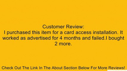 Seco-Larm Enforcer No Touch Request-to-Exit Sensor, White (SD-927PWCQ) Review