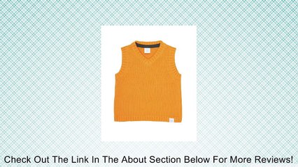 RuggedButts Toddler Boys Orange Dressy Sweater Vest Review