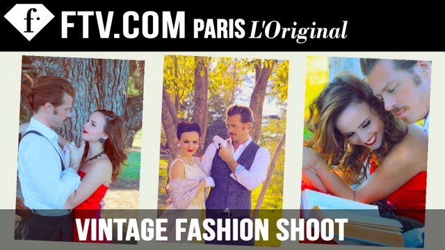 Vintage Fashion shoot with Photographer Ella Dedegkaeva and Michael Kahn | FashionTV