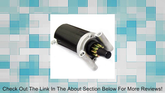 Cub Cadet Tractor SLT1550 SLT1554 Kohler 25HP 27HP Courage Twin Gas 2005-2006 Starter Review