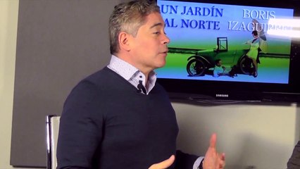 Entrevista a Boris Izaguirre, autor de 'Un jardín al norte' -8 enero 2015-