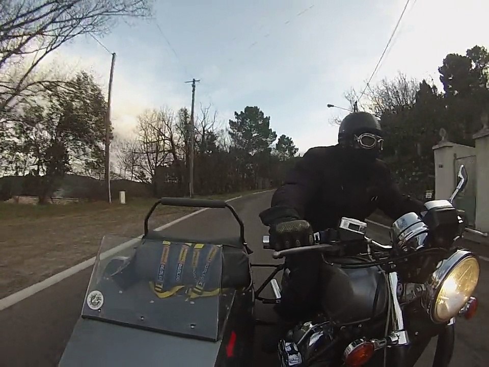 col de portes-chambo en side-car