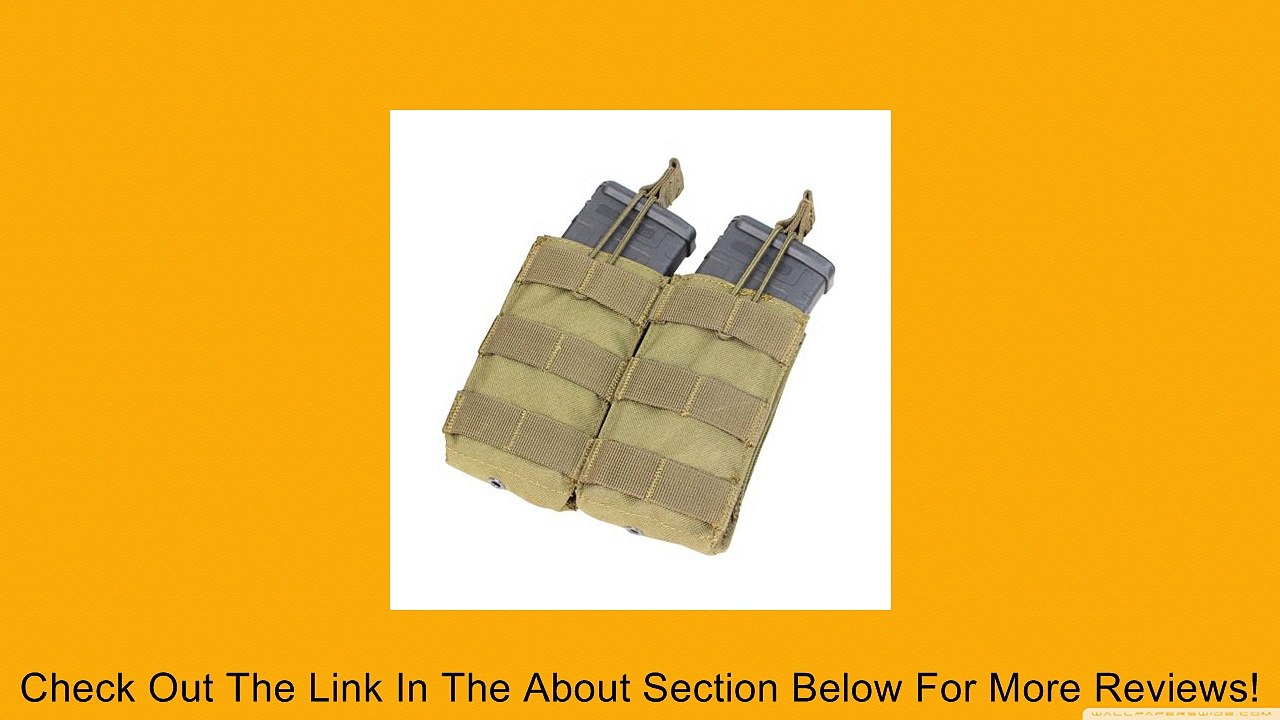 Condor MA19  Double Open Top M4/M16 Mag Pouch Review