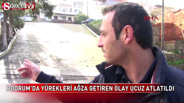Bodrum'da yürekleri ağza getiren olay!