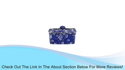 Burleigh Blue Calico Butter Dish with Lid Review