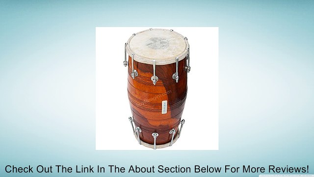 MAHARAJA Dholak (Dholki), Shesham Wood, Bolt-tuned, with Tuning Spanner (PDI-ABI) Review