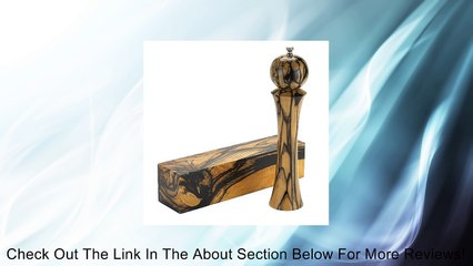 Ebony Black and White 1" x 1.5" x 5" Knife Scale Review