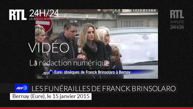 Charlie Hebdo : Les funérailles de Franck Brinsolaro