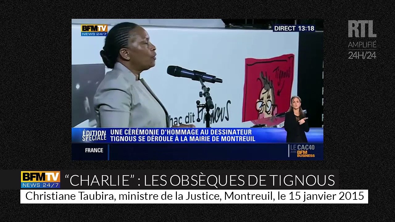 "Charlie Hebdo" : Les obsèques de Tignous