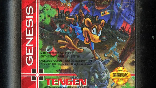 CGR Undertow - AWESOME POSSUM KICKS DR. MACHINO'S BUTT review for Sega Genesis