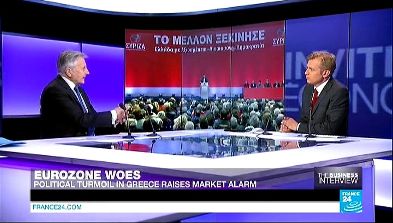 'Greece won't leave the eurozone', says former ECB president Trichet