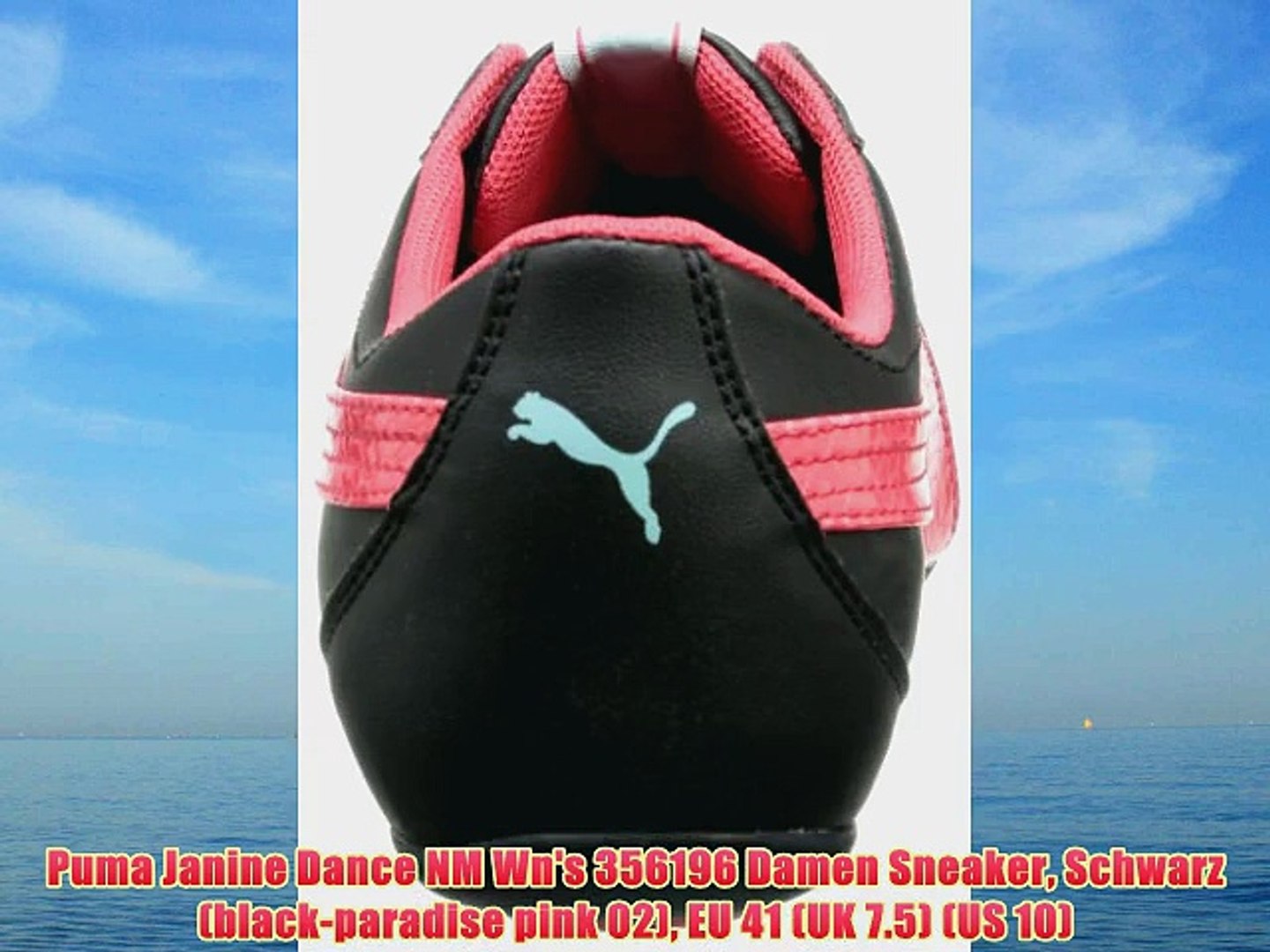 Puma Janine Dance NM Wn's 356196 Damen Sneaker Schwarz (black paradise pink 02) EU 41 (UK 7.5) Puma Janine Dance NM Wn's 356196 Damen Sneaker Schwarz (black paradise pink 02) EU 41 (UK 7.5)